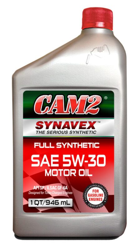 CAM2 SynAvex Aceite 100% Sintético 5W-30 SP/GF-6A - Caja 6 cuartos