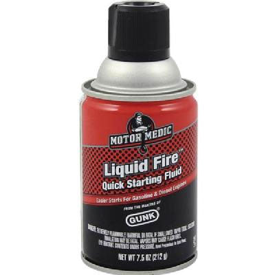 Motor Medic Líquido de Arranque Rápido 7.5 oz - Caja 12 latas | Diésel y Gasolina